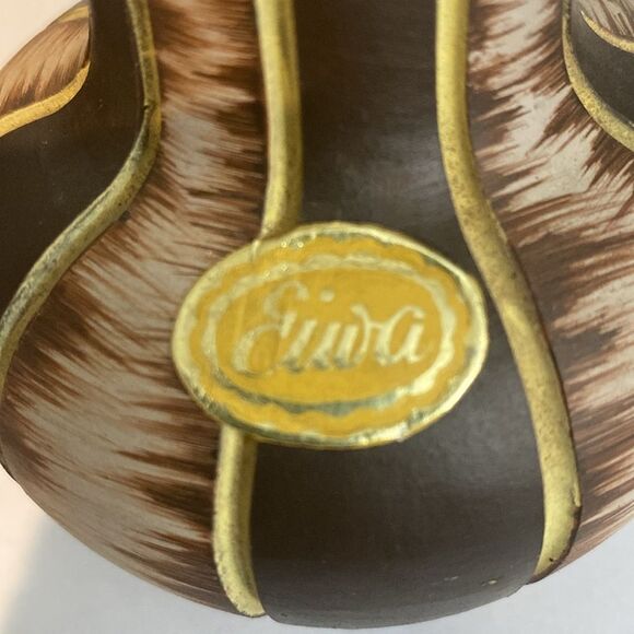 Eiwa Vase 5” Tall Hand Painted German Decorative Vintage Piece - Picture 6 of 8